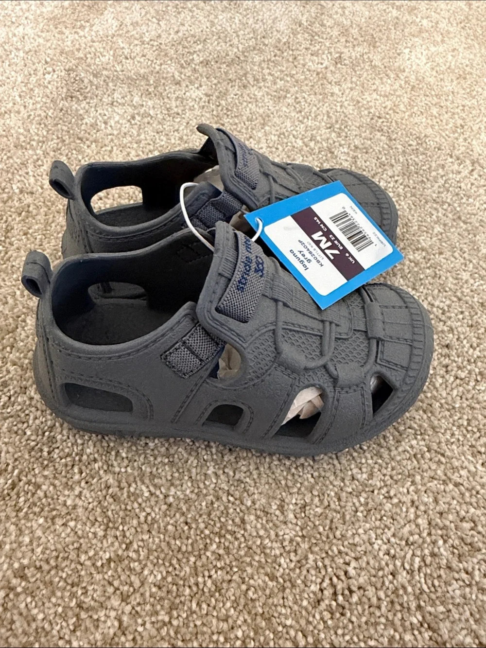 Stride Rite Kids' Laguna Grey Water Shoes